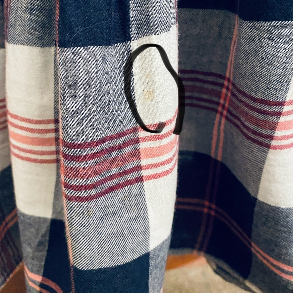 Isabella Sinclair Dickens Blue Red Plaid SZ S Modern Cowgirl Western Chic Dress - Picture 14 of 14